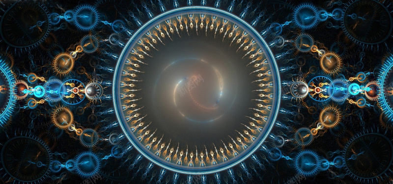 齿轮下的艺术背景图片jpg设计背景_88icon https://88icon.com 科幻 齿轮 圆 时钟 工业 海报banner 科技 商务