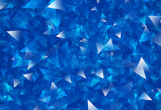 蓝色水晶背景背景