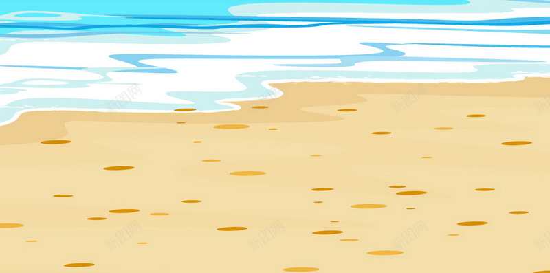 夏日海滩H5背景jpg设计背景_88icon https://88icon.com 夏日 海洋 沙滩 群山 天空 H5背景 彩色 水彩 卡通 H5 h5 童趣 手绘