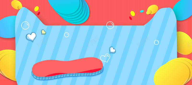 红蓝电商母婴气泡电商bannerpsd设计背景_88icon https://88icon.com anner 母婴 气泡 电商 红蓝 banner 天猫 母婴用品