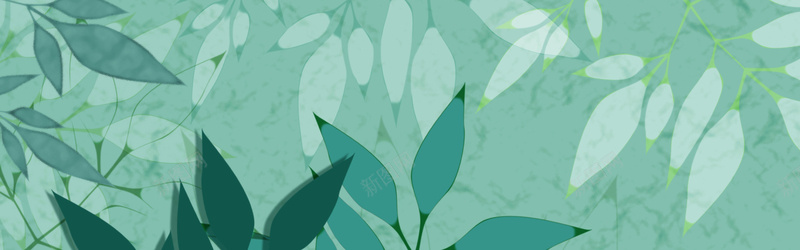 叶子底纹花纹绿色背景jpg设计背景_88icon https://88icon.com 叶子 底纹 绿色 背景 花纹 海报banner