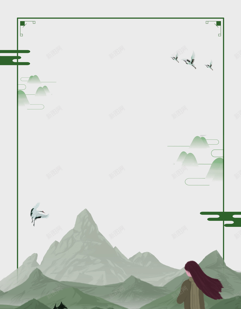 中国风水墨画二十四节气海报背景素材jpg设计背景_88icon https://88icon.com 中国风 水墨 中国海报 水墨中国 寒露海报 节气 二十四节气