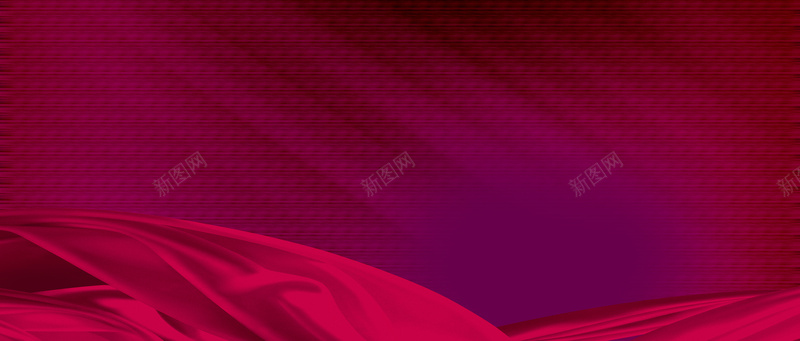葡萄酒广告设计红飘带紫色背景