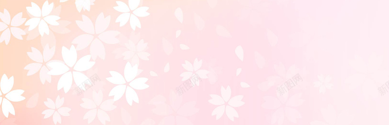 粉色浪漫樱花背景背景