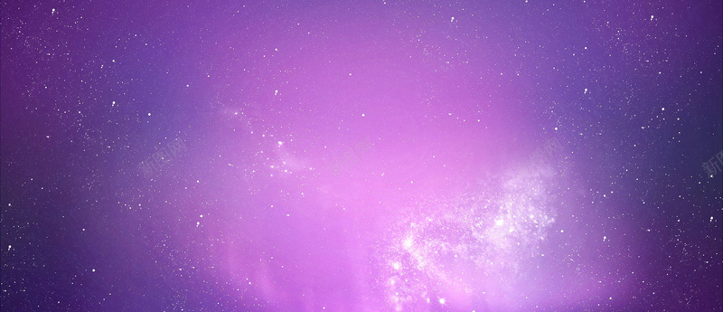 星空紫色背景banner背景