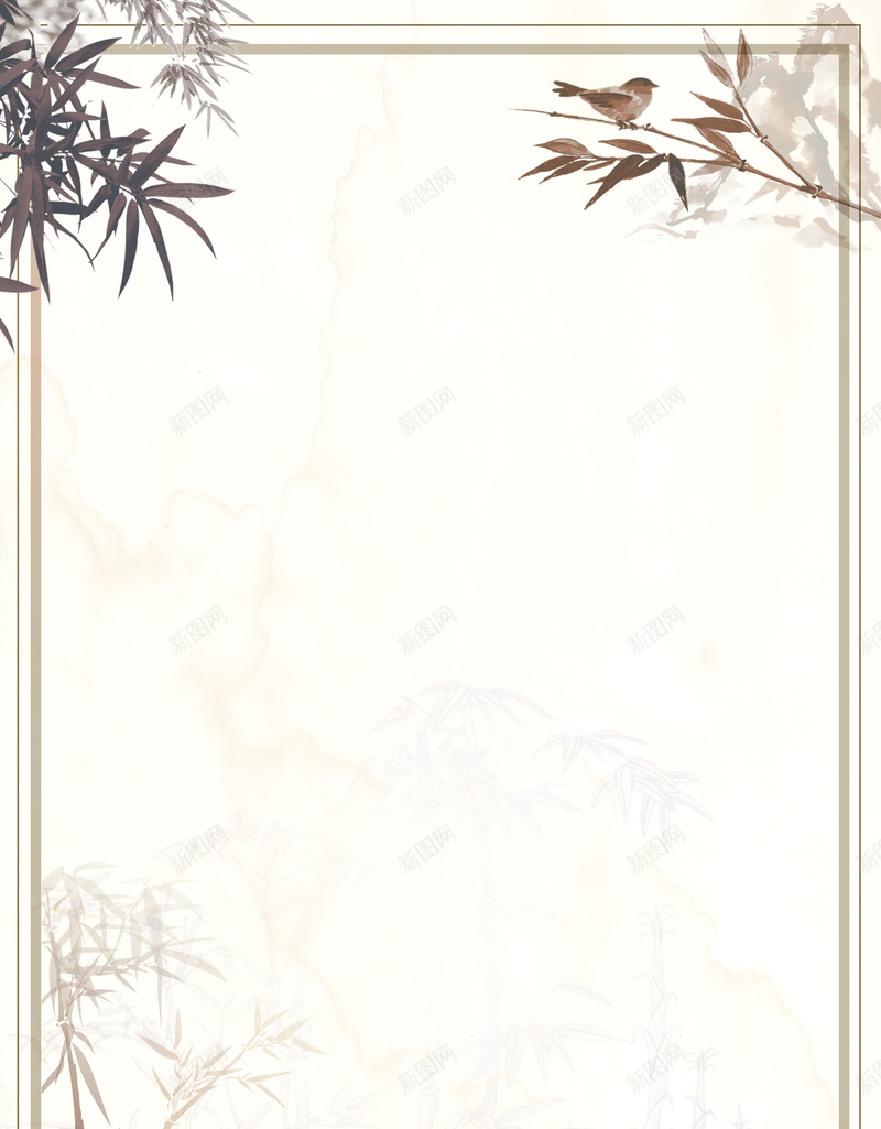 中国风水墨竹叶海报背景jpg设计背景_88icon https://88icon.com 中国风 水墨 竹叶 海报 背景 海报背景 清廉 反贪 反腐