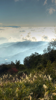 山河景色手机宽屏壁纸背景