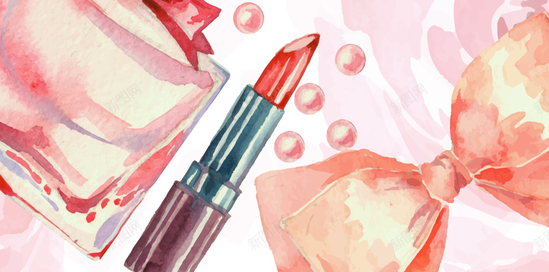 手绘化妆品三八妇女节H5海报背景分层下载psd设计背景_88icon https://88icon.com 手绘 化妆品 三八节 妇女节 促销海报 蝴蝶结 彩绘 口红 毛刷 水彩 H5背景 h5 psd下载