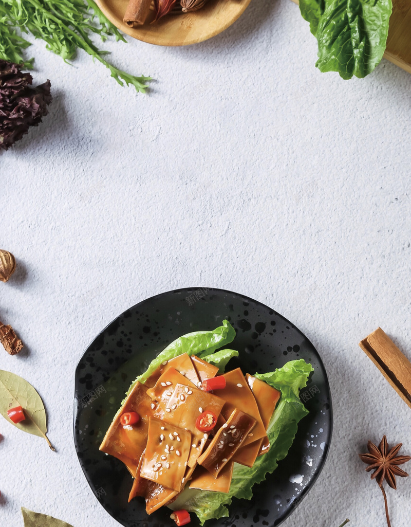 川菜美食凉菜海报jpg设计背景_88icon https://88icon.com 凉拌菜 八角 凉拌 叶子 简约 凉拌豆干 美食 餐饮 美味