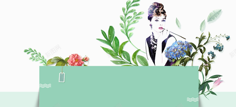 38节女王节淘宝小清新Bannerpsd设计背景_88icon https://88icon.com 三八节 女王节 女生节 女神节 妇女节 三八 38节 护肤品 化妆品 小清新banner