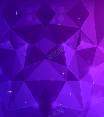 紫色不规则几何形海报背景背景