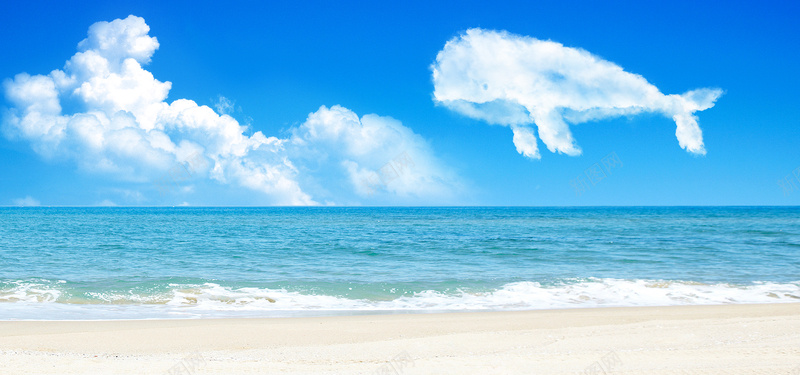 海阔天空背景