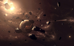 未知星球科幻宇宙星际太空背景素材高清图片