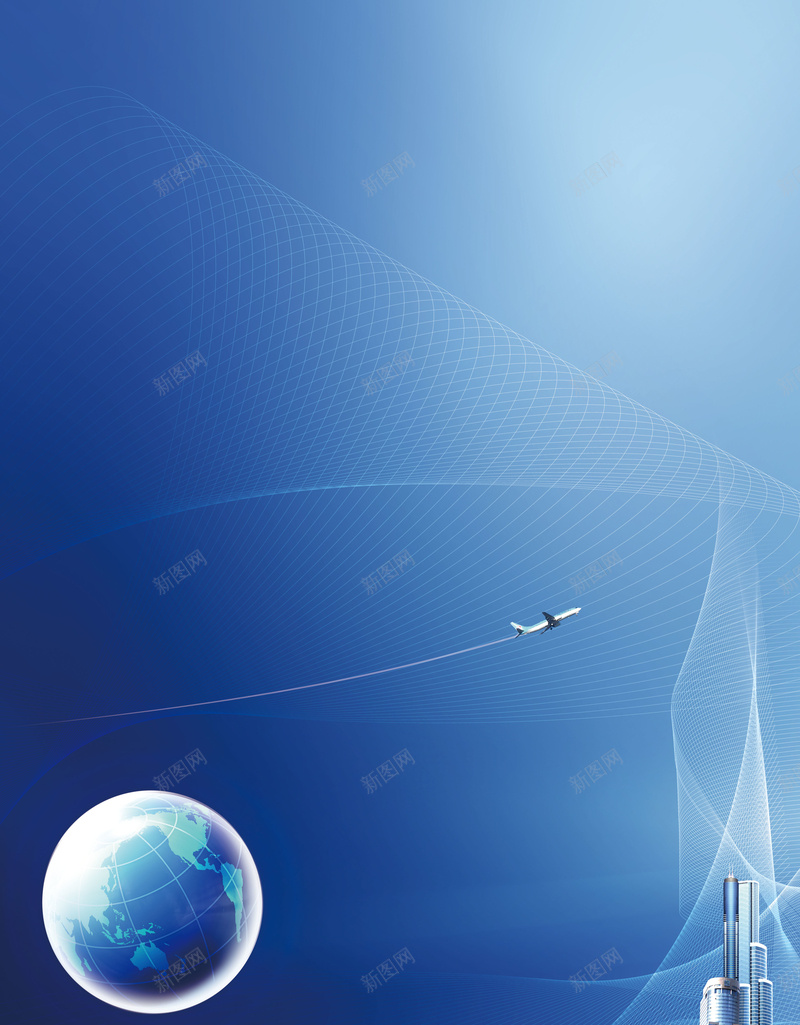 蓝天下的楼房背景素材psd设计背景_88icon https://88icon.com 建筑 星球 楼房 蓝天 飘带 科技 海报 背景 psd 高清背景设计图 震撼