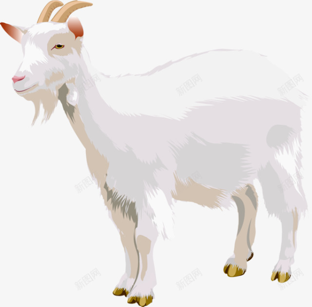goat13149拼贴动物sucaipng免抠素材_88icon https://88icon.com 拼贴 动物