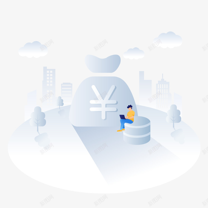 暂无收益UI缺省页png免抠素材_88icon https://88icon.com 暂无 收益 缺省