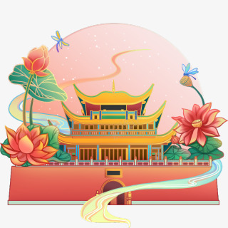 春节国庆中国风建筑中式png免抠素材_88icon https://88icon.com 春节 国庆 中国 国风 建筑 中式