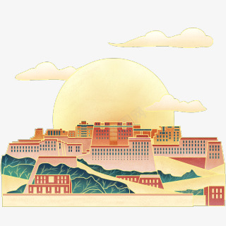 春节中国风传统现代建筑布达拉宫插画国潮风png免抠素材_88icon https://88icon.com 春节 中国 国风 传统 现代 建筑 布达拉宫 插画 国潮