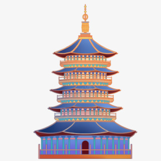 春节国庆中国风建筑峰塔png免抠素材_88icon https://88icon.com 春节 国庆 中国 国风 建筑 峰塔