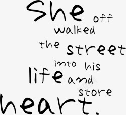 走到她走到街上走进他的生活储存他的心图案高清图片