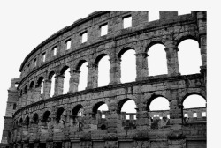 Psd Isolated Colosseum Rome Building朋克风素材