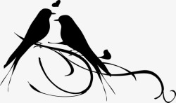 Birds Chirping Love Courtship素锦素材