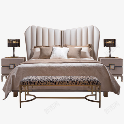 卫诗理后现代实木软包双人床欧式轻奢高端婚床奢华主卧别墅床C10C优秀作品卧室类png免抠素材_88icon https://88icon.com 卫诗 婚床 卧室 优秀作品 别墅 主卧 奢华 高端 轻奢 欧式 双人床