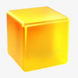 黄红色渐变方块 2矢量25D插画素材