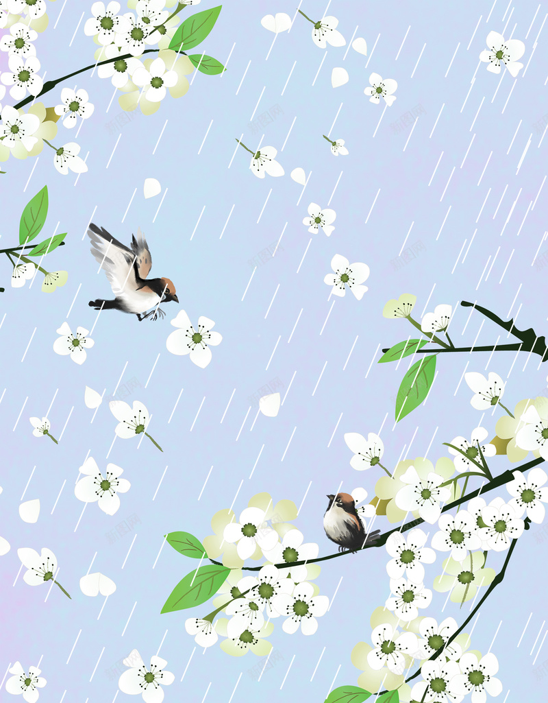 小清新中国传统节日清明节海报背景素材psd设计背景_88icon https://88icon.com 小清新 清明节 中国 传统 节日 雨水 小鸟 梨花 海报 背景 素材