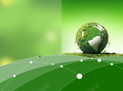 环保绿色企业画册封面背景素材背景