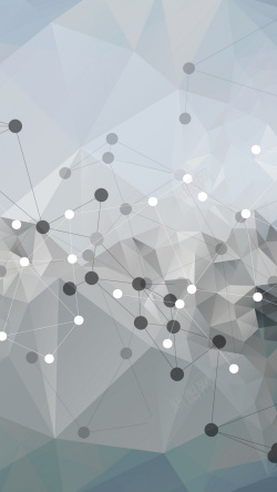 银灰色渐变背景立体几何模型H5背景高清图片