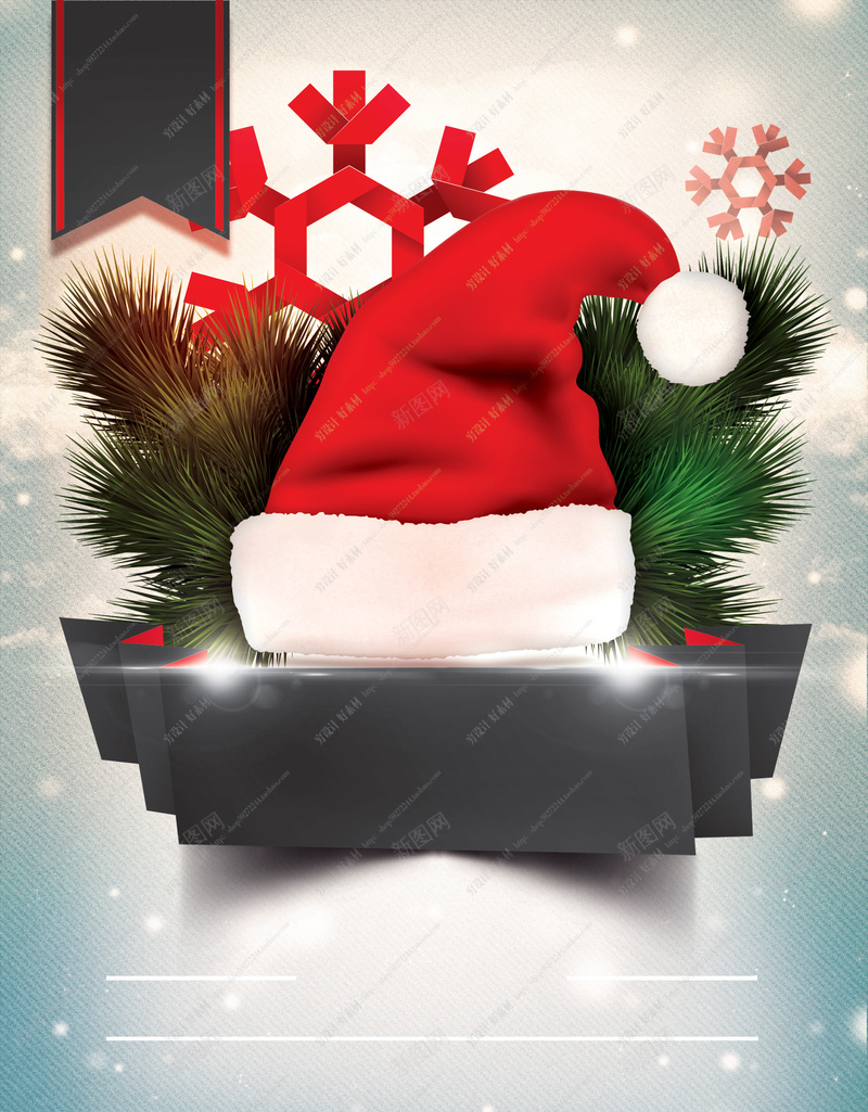 红色圣诞帽圣诞节送礼海报背景jpg设计背景_88icon https://88icon.com 圣诞节背景 圣诞红色 红色 背景