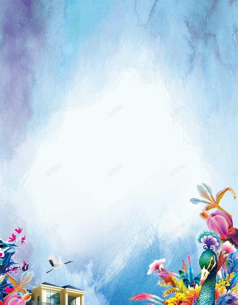 花园洋房美景地产psd设计背景_88icon https://88icon.com 地产开盘 地产美景 欧式洋房 高端大气 地产 花园洋房 高端大盘 房地产 平面设计 分层文件 PSD源文件 150PPI