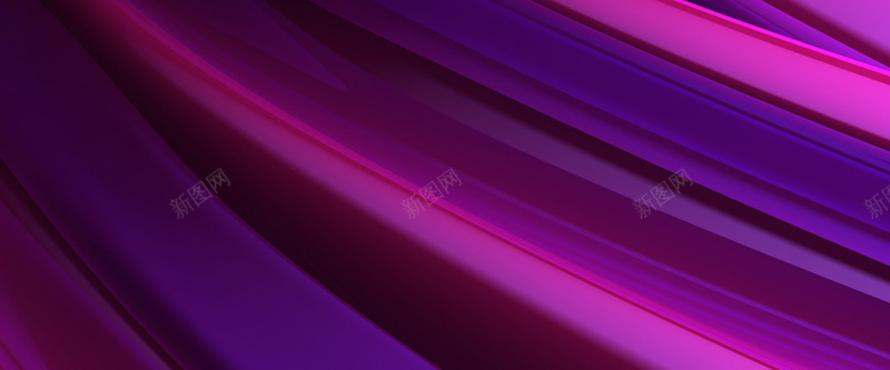 紫色波浪质感立体纹路曲线背景