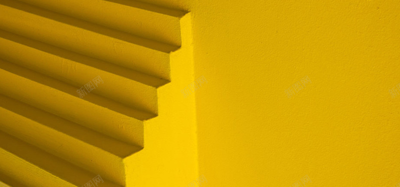 黄色阶梯素材背景背景