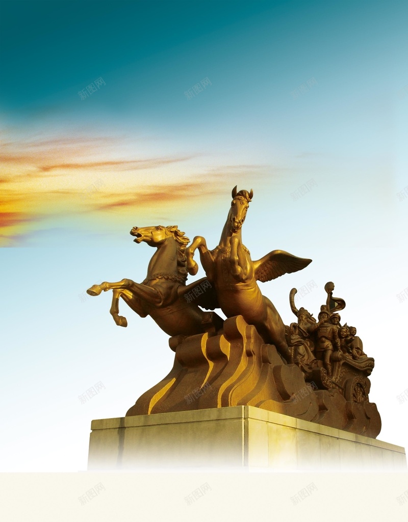 骏马奔腾海报背景素材psd设计背景_88icon https://88icon.com 高清背景大全 商务 海报 科技 背景 企业文化 艺术 骏马 文化 地产 广告 雕塑 科幻