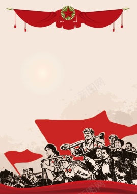 五一劳动节节日海报背景