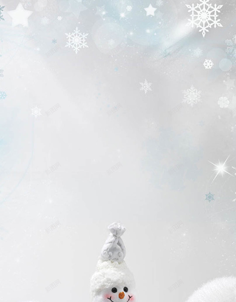 白色雪人背景图jpg设计背景_88icon https://88icon.com 圣诞节 白的 圣诞球 浪漫 梦幻