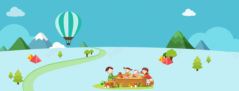 可爱卡通背景背景