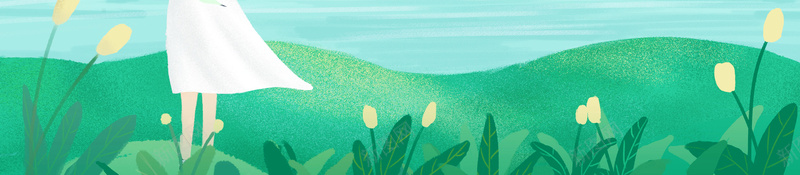 绿色手绘春季踏青海报psd设计背景_88icon https://88icon.com 春游记 春游季 春游海报 春游踏青 清明踏青 春天旅游 春季 女孩 户外 柳叶 手绘