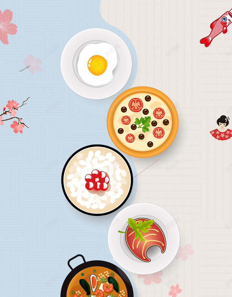 三文鱼抹茶味糕点甜点面包日系psd设计背景_88icon https://88icon.com 三文鱼 抹茶味 甜点 糕点 面包 日系极简风 甜品 樱花 绿色清新 小清新 美食海报 日系