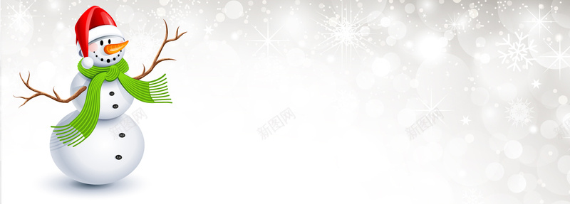 圣诞雪人banner背景jpg设计背景_88icon https://88icon.com 海报banner 圣诞节背景 卡通 童趣 雪人 手绘