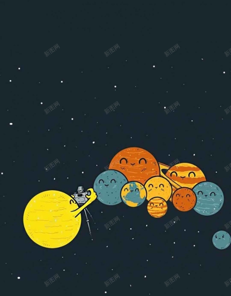 卡通手绘扁平太阳系背景图jpg设计背景_88icon https://88icon.com 卡通 手绘 扁平 太阳系 童趣 宇宙 星球 简约 星系