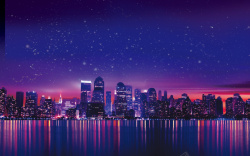 万家灯火的城市璀璨城市夜景高清高清图片