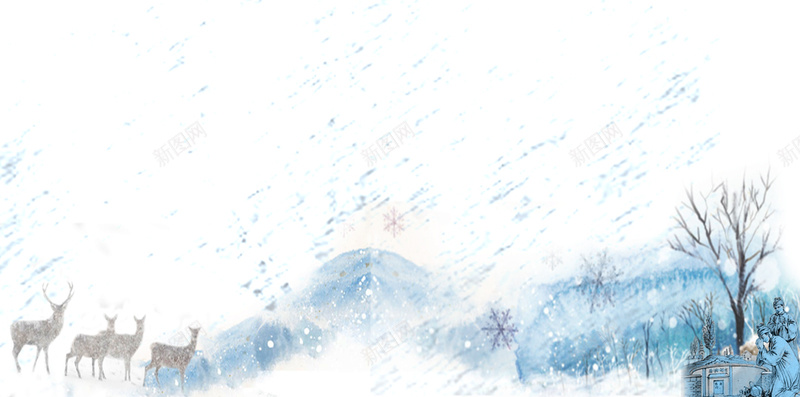 水墨冬季寒衣节H5背景psd设计背景_88icon https://88icon.com 寒衣节 冬季 寒衣 梅花 水墨 H5 文艺 小清新 简约