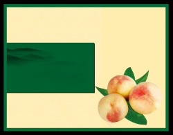 大气包装盒中式大气水蜜桃包装盒礼盒海报背景素材高清图片