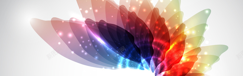 蝴蝶翅旋律彩色背景psd设计背景_88icon https://88icon.com 海报banner banner 彩色 旋律 炫丽 蝴蝶翅 浪漫 梦幻