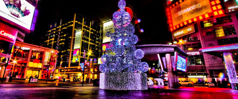手绘七彩圣诞树背景jpg设计背景_88icon https://88icon.com 海报banner 圣诞树 七彩 手绘 街景 卡通 童趣