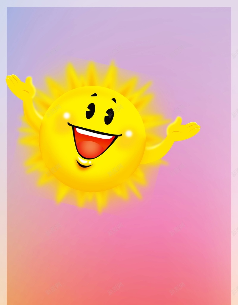 笑脸太阳背景模板psd设计背景_88icon https://88icon.com 天空 太阳 平面 海报 笑脸 广告 背景 PSD 素材 模板