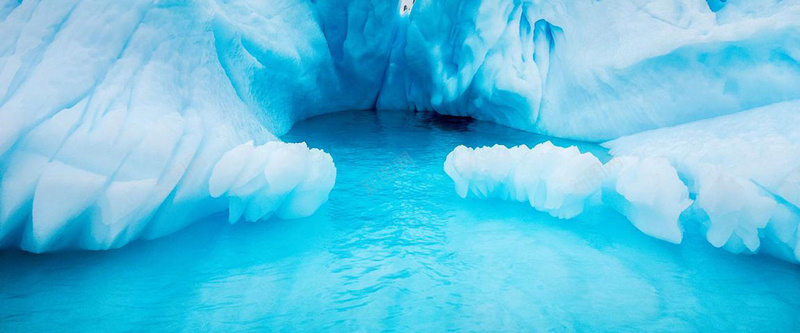 极地冰川冰雪世界背景背景
